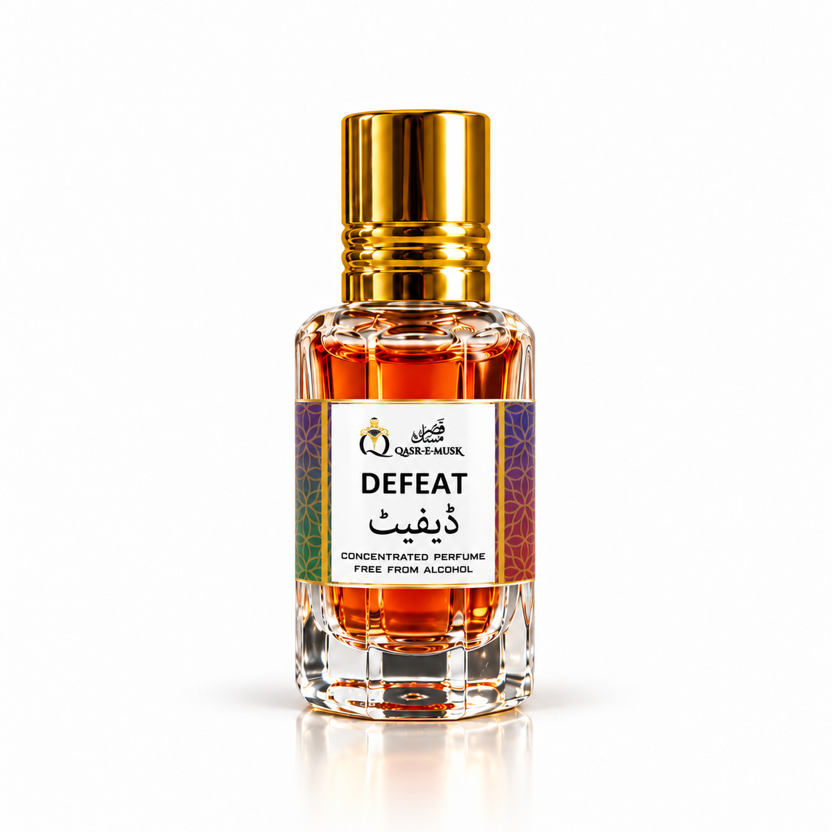 Defeat Attar for Men & Women – Fresh Aquatic Perfume Oil | Qasr-E-Musk