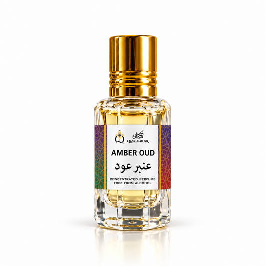 Amber Oud Attar – Warm Oriental Oud Perfume Oil | Qasr-E-Musk
