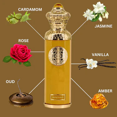 Honey Oud 140 ml - Marina Spray Heritage Collection - Surrati Perfumes Pakistan
