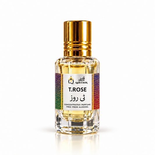 T. Rose Attar – Premium Rose Perfume Oil | Qasr-E-Musk