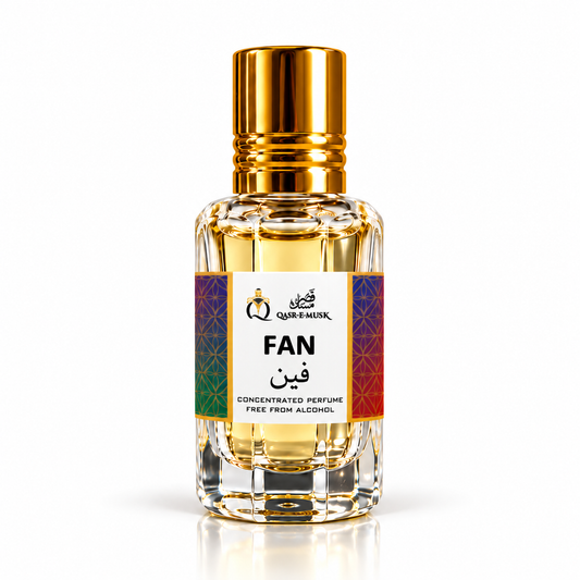 Fan Attar – Premium Vanilla Musk Perfume Oil | Qasr-E-Musk