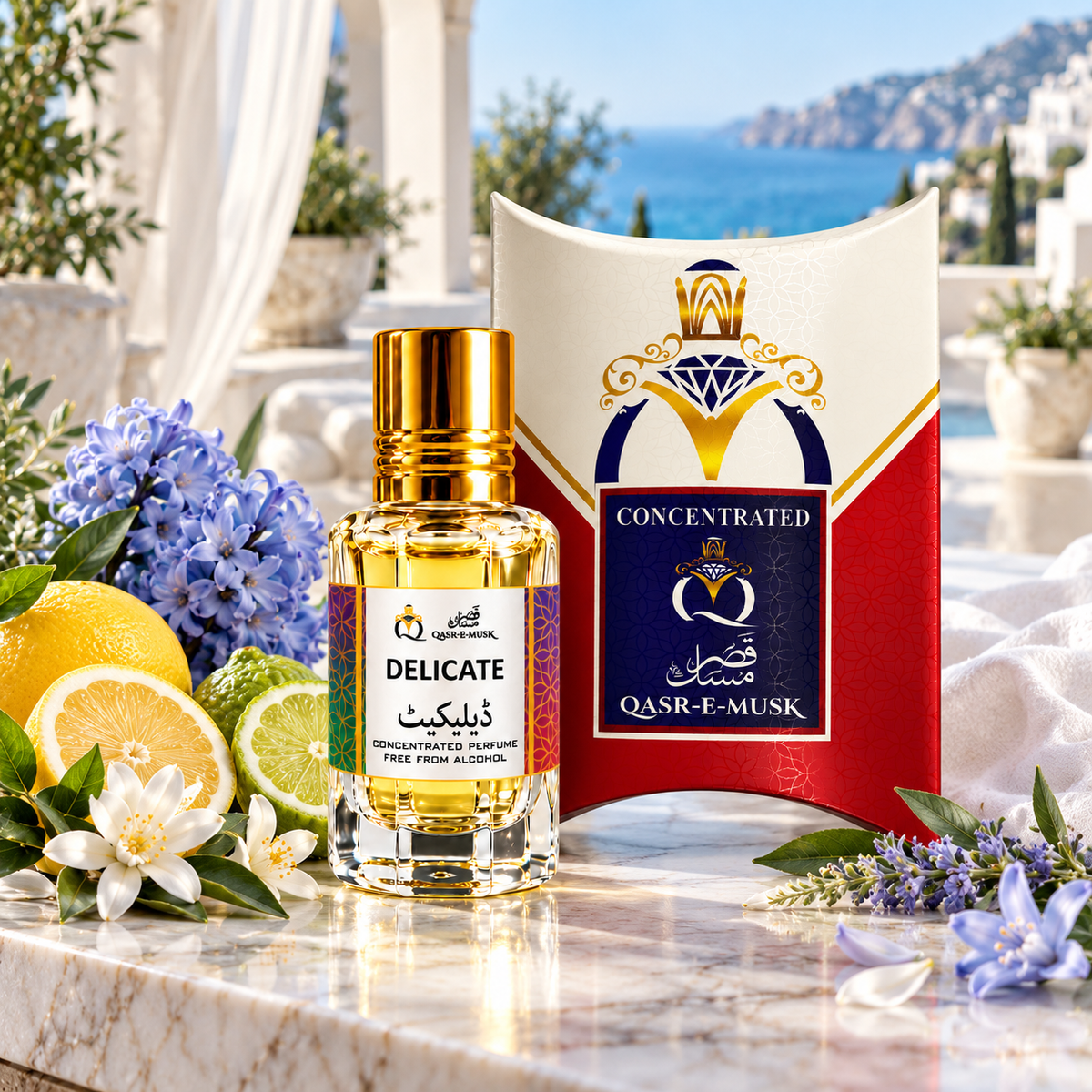 Delicate Attar – Aromatic Fougere Perfume Oil for Men | Qasr-E-Musk
