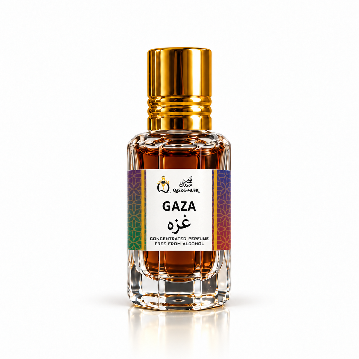 GAZA Attar for Men & Women – Oriental Woody Perfume Oil | Qasr-E-Musk