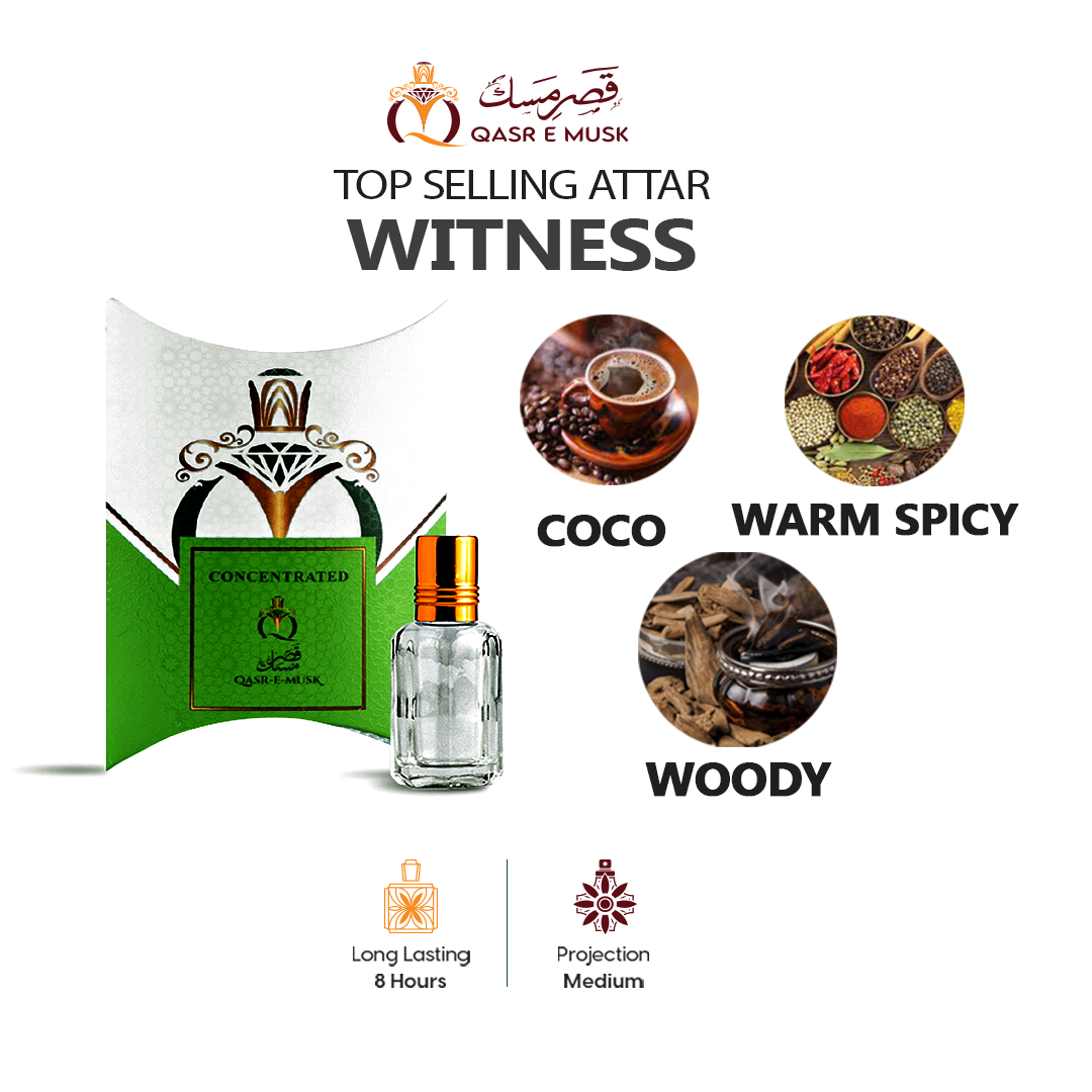 Witness By Qasr-e-Musk | Top Selling Attar