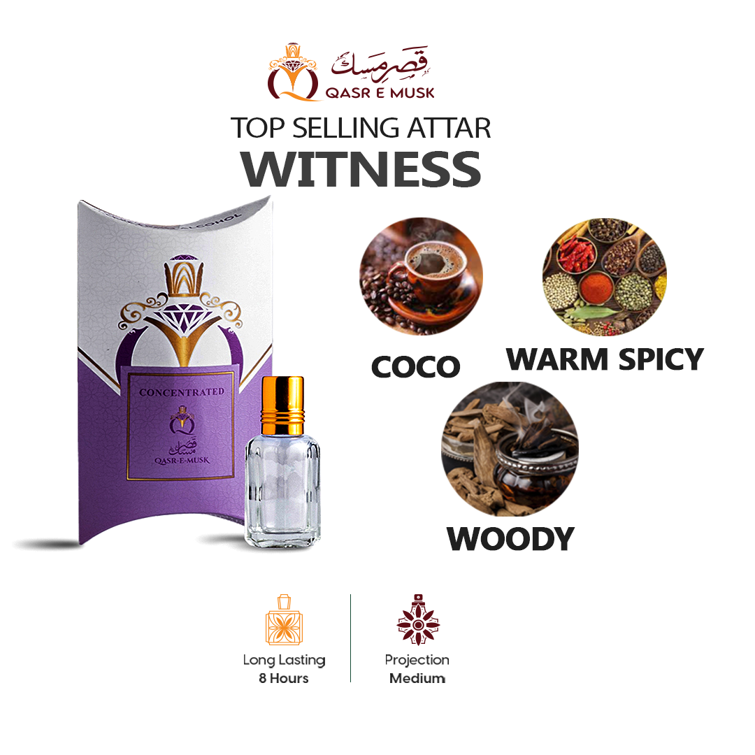 Witness By Qasr-e-Musk | Top Selling Attar