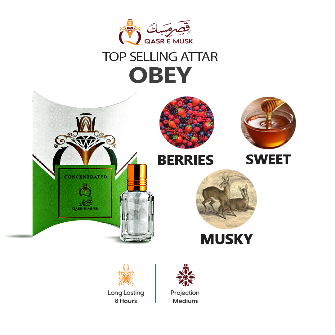 OBEY By Qasr-e-Musk | Top Selling Attar