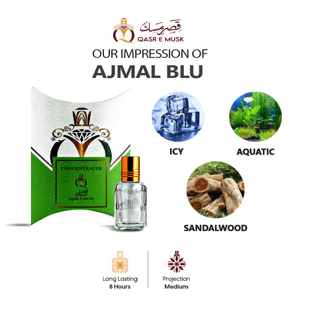 Ajmal Blu By Qasr-E-Musk
