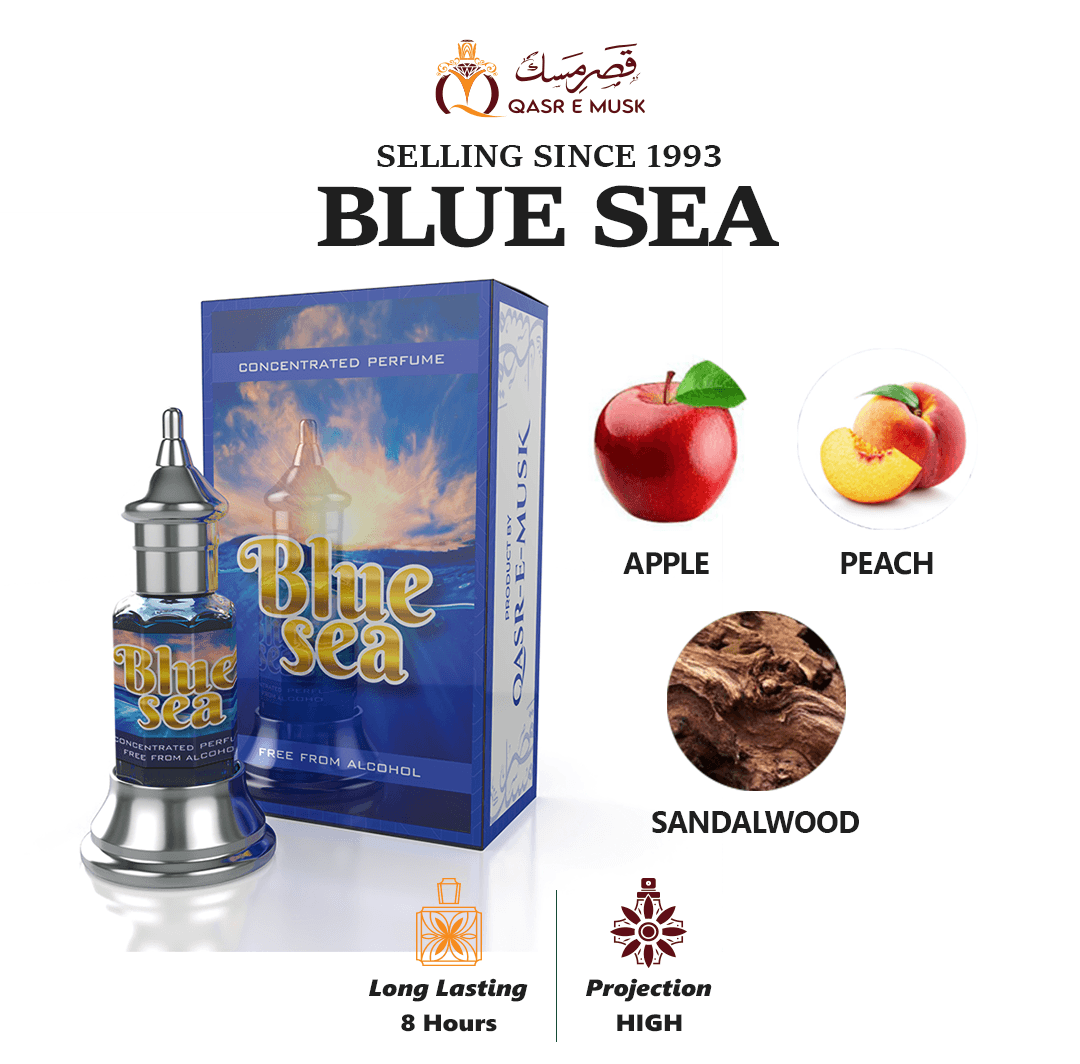 7) Blue Sea | Concentrated Perfume Attar Oil