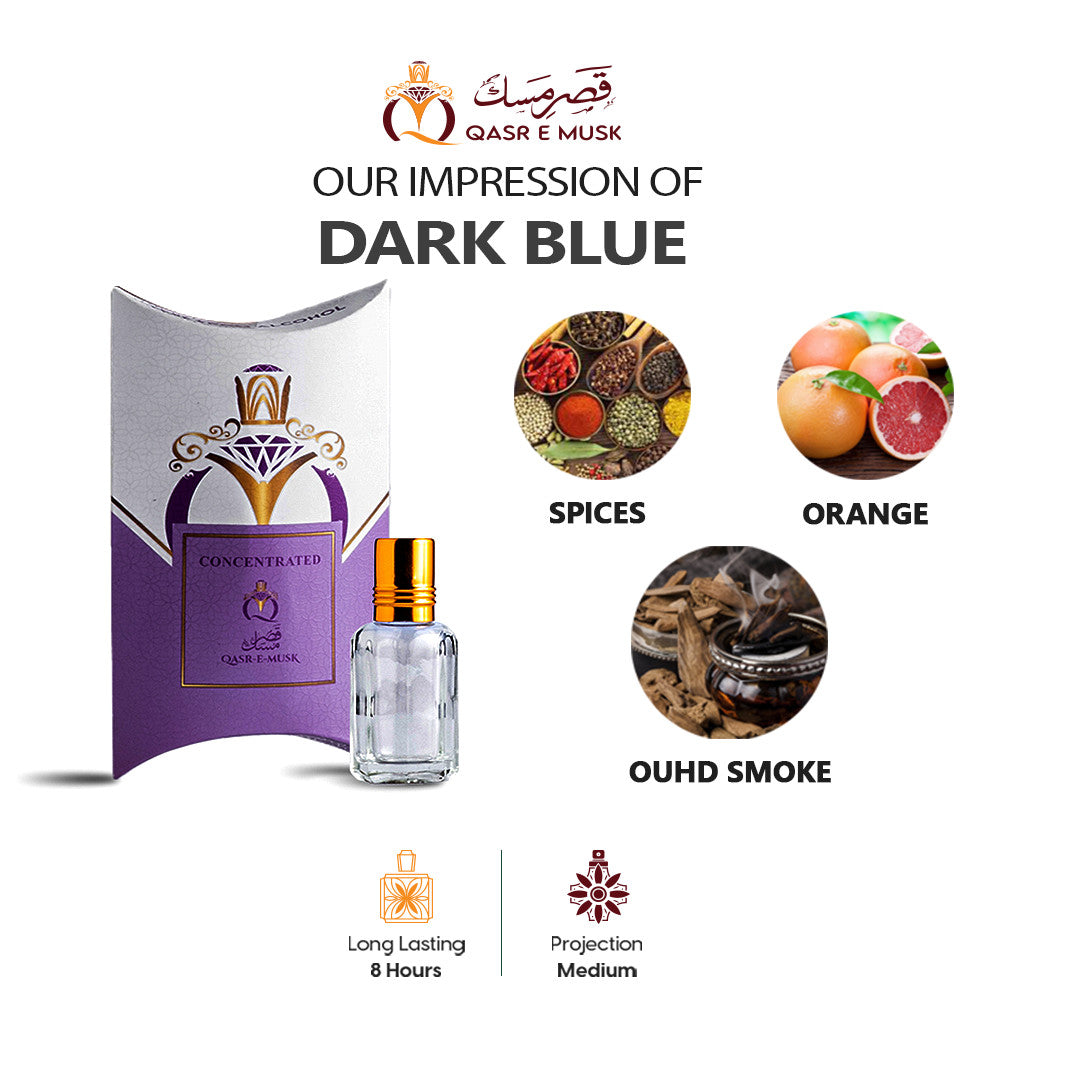 Dark Blue By Qasr-E-Musk
