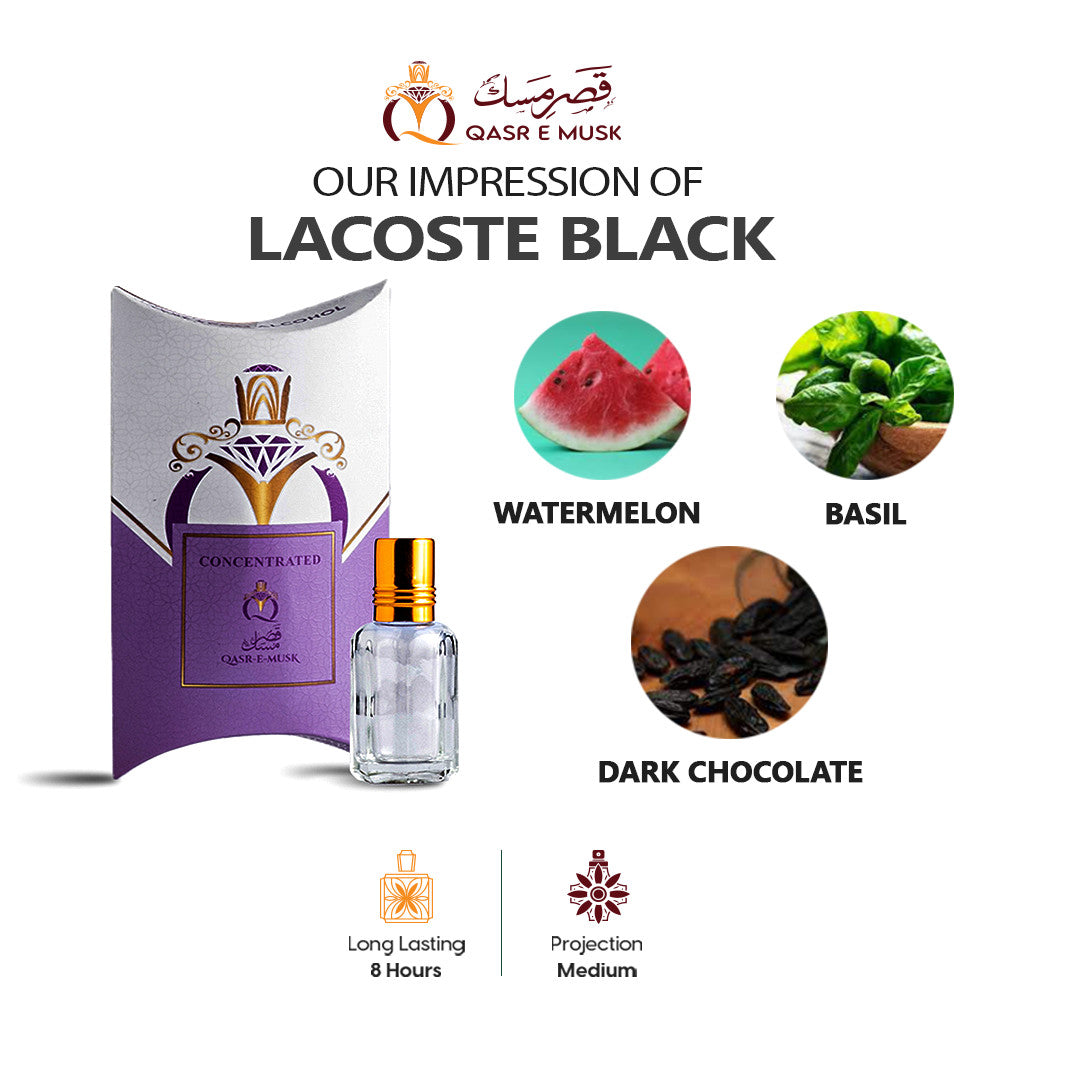 Lacoste Black | Affordable Impression