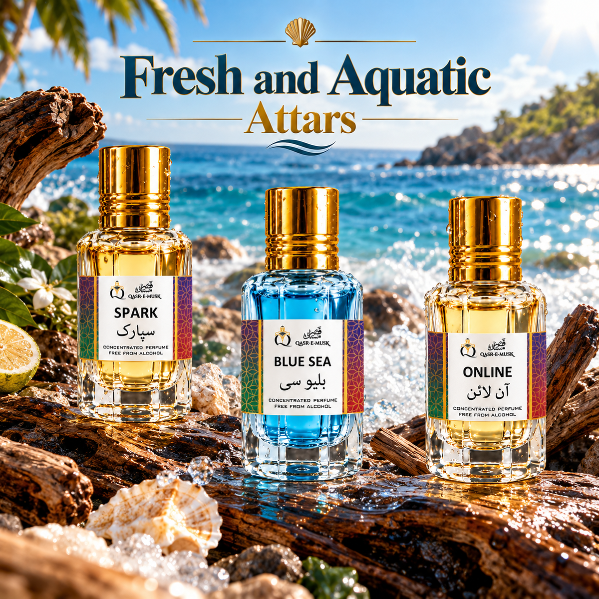 Fresh and Aquatic Attars