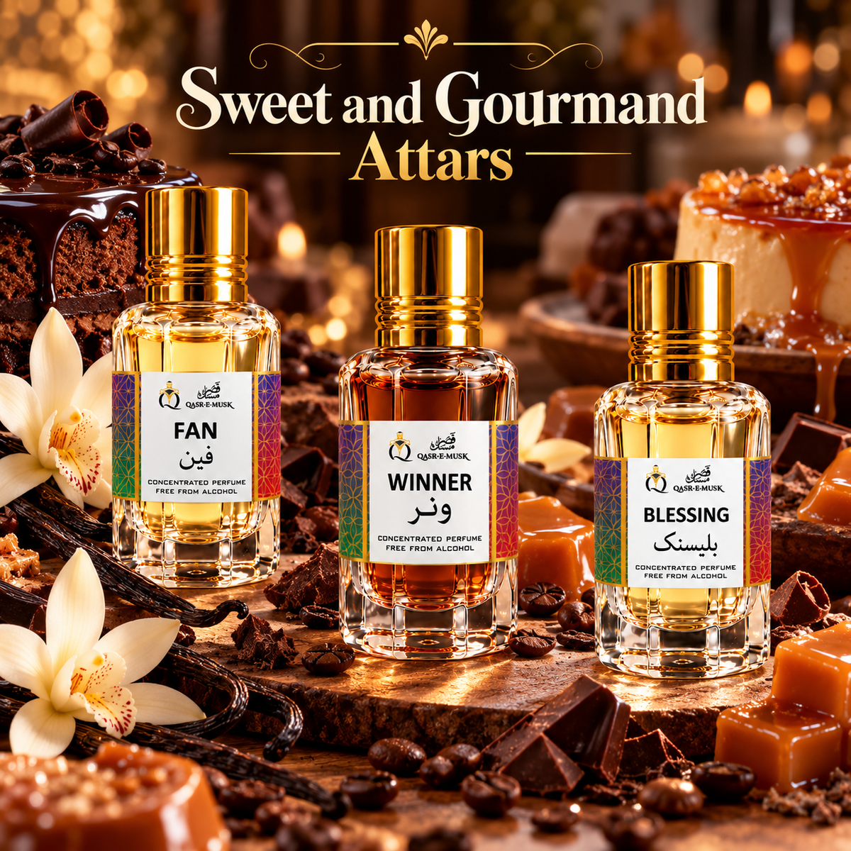Sweet and Gourmand Attars