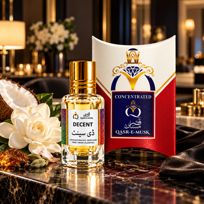 Decent Attar – Oriental Floral Perfume Oil for Women | Qasr-E-Musk