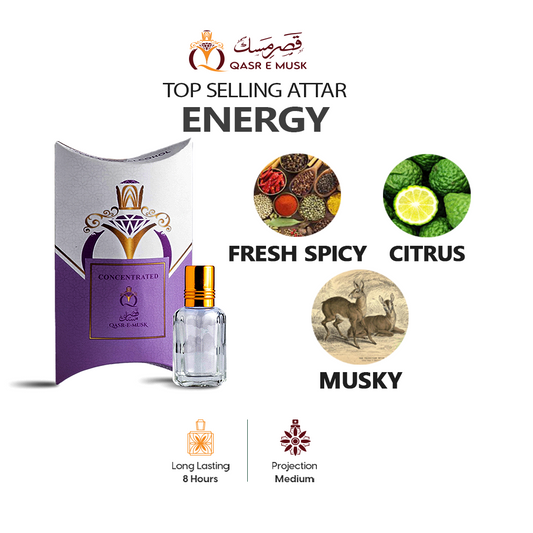 Energy By Qasr-e-Musk | Top Selling Attar