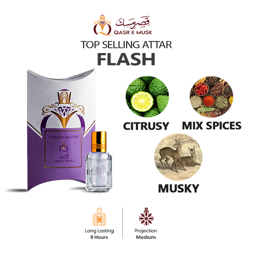 FLASH By Qasr-e-Musk | Top Selling Attar