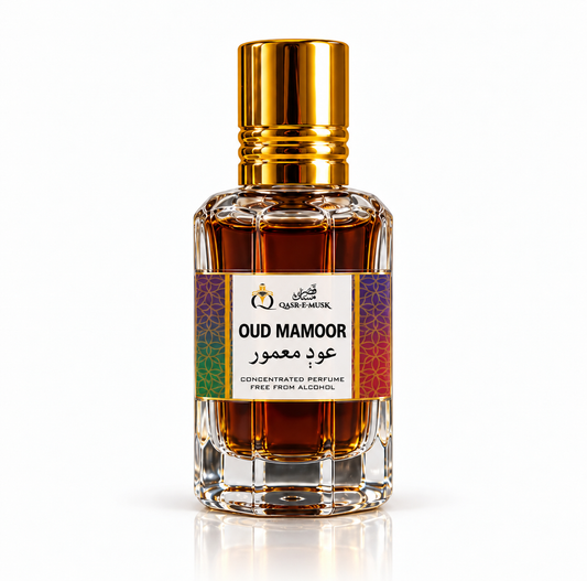 OUD MAMOOR Attar for Men – Luxury Arabian Oud Perfume Oil | Qasr-E-Musk