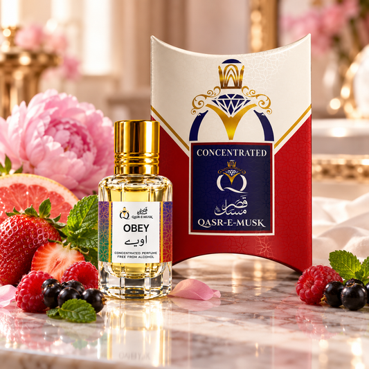 OBEY Attar by Qasr-E-Musk – Sexy Fruity Floral Perfume Oil