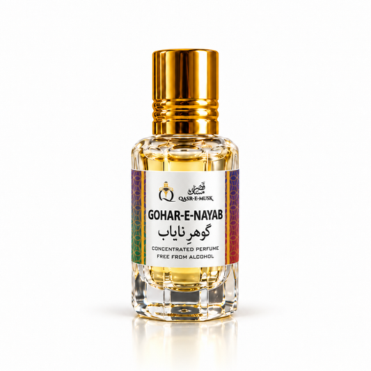Gohar-e-Nayab Attar – Premium Leather Perfume Oil | Qasr-E-Musk