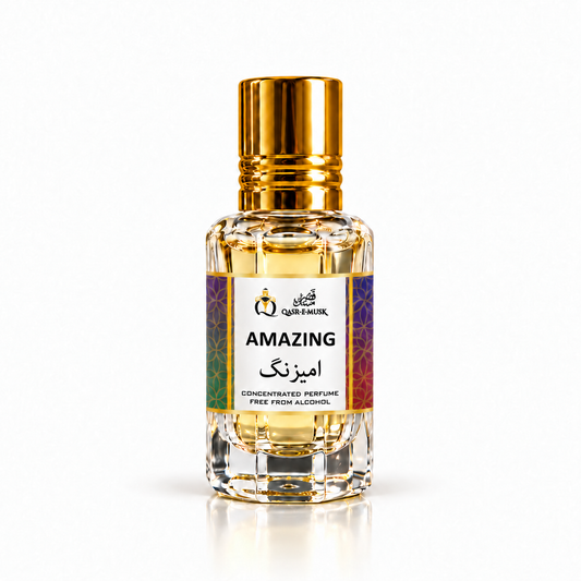 Amazing Attar – Powdery Floral Musk Perfume Oil | Qasr-E-Musk