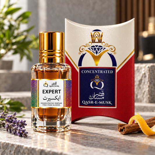 Expert Attar for Men – Fresh Spicy Perfume Oil | Qasr-E-Musk