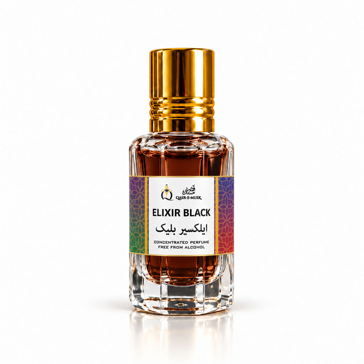 Elixer Black Attar for Men – Warm Spicy Perfume Oil | Qasr-E-Musk