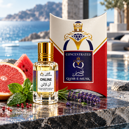 Online Attar by Qasr-E-Musk | Fresh Aquatic Perfume Oil