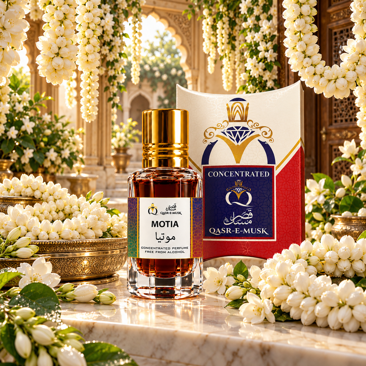 Pure Motia Attar — 100% Pure Motia Fragrance by Qasr-E-Musk