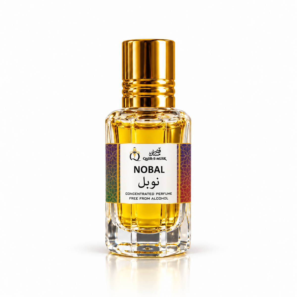 NOBAL Attar for Men & Women – Smoky Oud & Leather Perfume Oil | Qasr-E-Musk