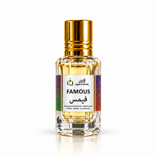 Famous Attar – Premium Citrus Amber Perfume Oil | Qasr-E-Musk