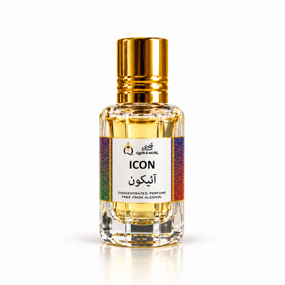Icon Attar – Premium English Perfume Oil | Qasr-E-Musk