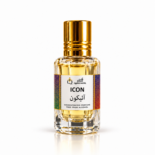 Icon Attar – Premium English Perfume Oil | Qasr-E-Musk