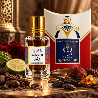 SHEIKHA Attar by Qasr-E-Musk – Luxurious Oud Rose and Amber Perfume Oil