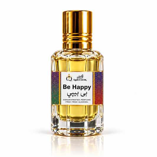 Be Happy Attar – Sweet Fruity Floral Perfume Oil for Women | Qasr-E-Musk