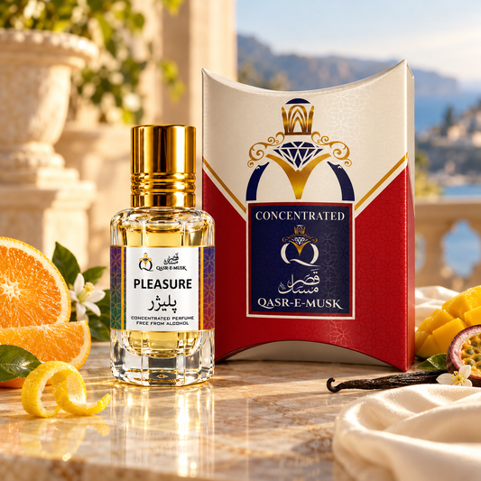 Pleasure Attar – Premium Fruity Perfume Oil | Qasr-E-Musk