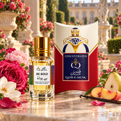 Be Bold Attar – Fruity Floral Amber Perfume Oil | Qasr-E-Musk