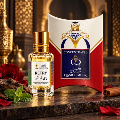 Retry Attar – Premium English Perfume Oil | Qasr-E-Musk