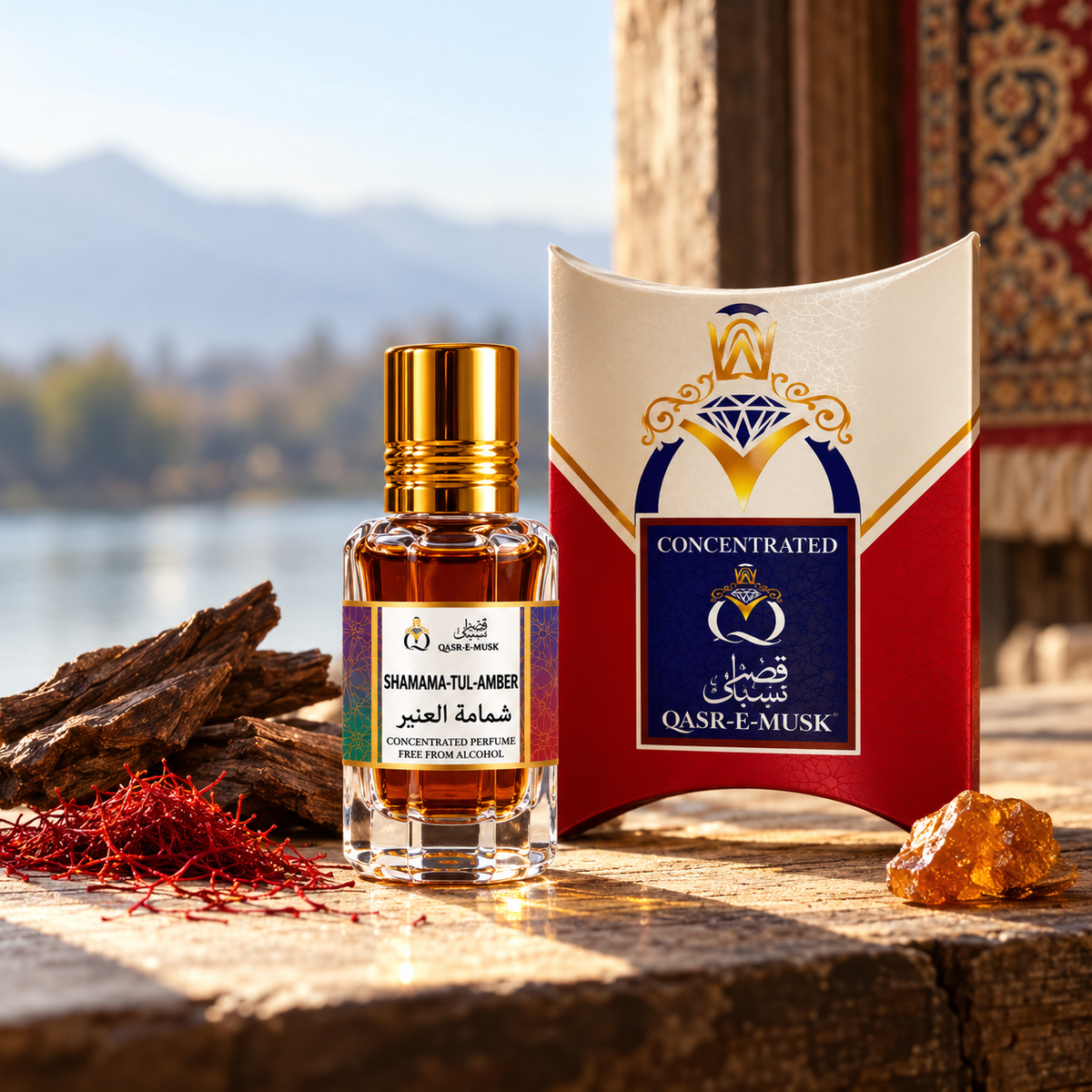 Shamama Tul Amber Attar for Men | Qasr-E-Musk Pakistan