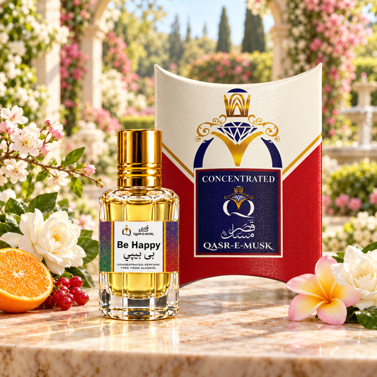 Be Happy Attar – Sweet Fruity Floral Perfume Oil for Women | Qasr-E-Musk