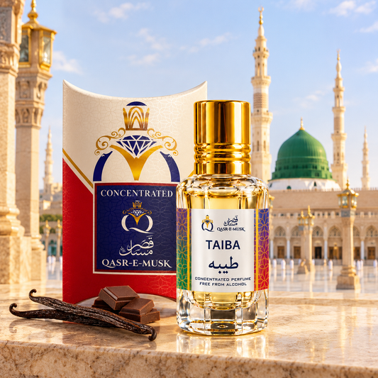 Taiba Attar by Qasr-E-Musk | Vanilla, Rose & Amber