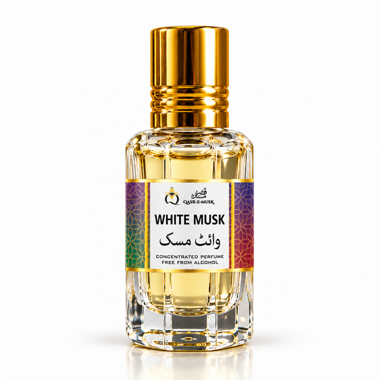 White Musk Attar – Clean Musky Perfume Oil | Qasr-E-Musk