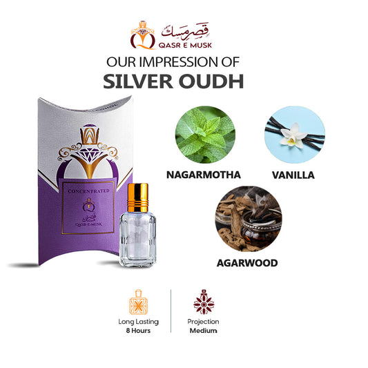 Silver Oudh By Qasr-E-Musk